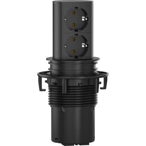 Bachmann Elevator gniazdo électrique noir intégré cuisine