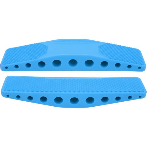 Brosse de toilettage et de massage multifonction 6 en 1 pour chevaux, pour l'épilation et le démêlage (bleue) (1/5)