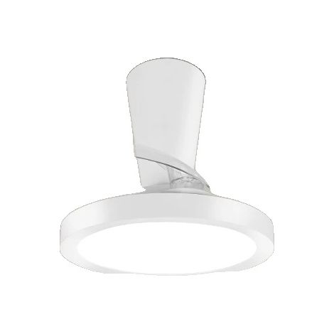 Ventilatore da soffitto, design moderno, comodo telecomando, bianco - 66 cm (1/2)
