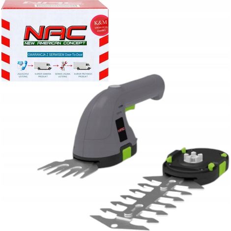 Tondeuse a gazon et arbustes NAC 3,6 V Solo