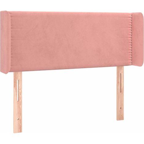 Maison Exclusive - Cabecero de terciopelo rosa 103x16x78/88 cm (1/5)