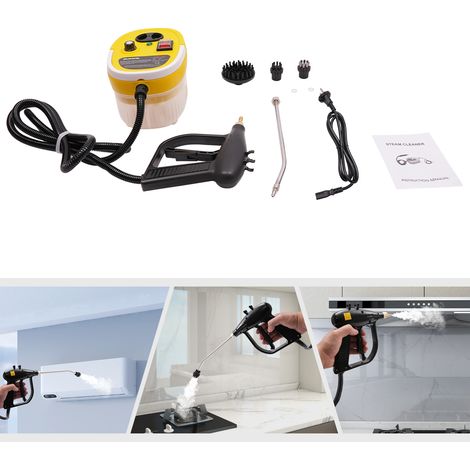 【Maison connectée】Nettoyeur vapeur 3 bars 2500W pour la maison, cuisine, salle de bain, sol et voiture, 6 réglages de vapeur, nettoyage à la vapeur sans produit chimique (1/5)