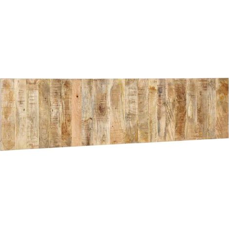 Maison Exclusive - Testiera 200 cm in Legno Massello di Mango Grezzo (1/5)