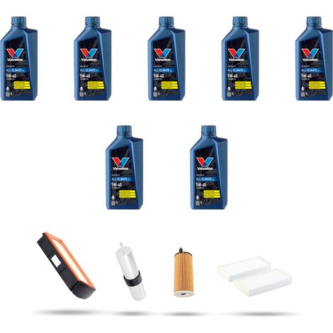 Kit tagliando 3 FILTRI e 7L OLIO compatibile con Bmw x3 (F25) 30dx 190kw dal 2011 al 2017 (1/5)