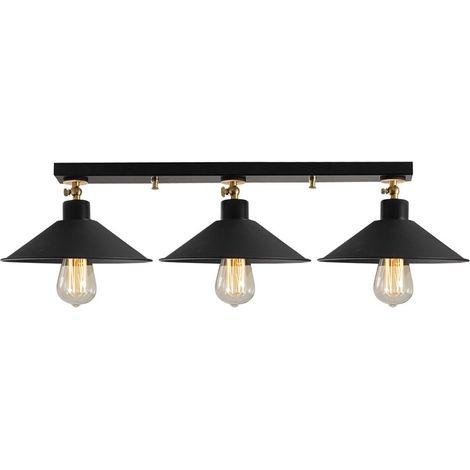 Regleta orientable Harvey Negro (3 luces) (1/5)