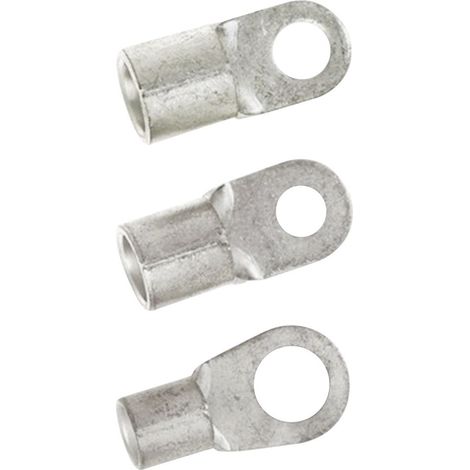 LAPP 63204025 Ringkabelschuh Querschnitt (max.)=1.50 mm² Loch-Ø=3.2 mm Unisoliert Metall 100 St.