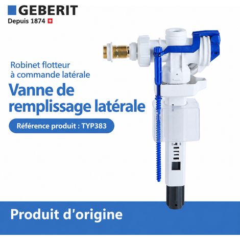 Robinet flotteur WC encastré alimentation latérale 3/8" modèle 222.019.00.5 spécification 222.019.00.5, 25 × 15,5 × 6 cm, 600 g – Livraison gratuite (1/5)