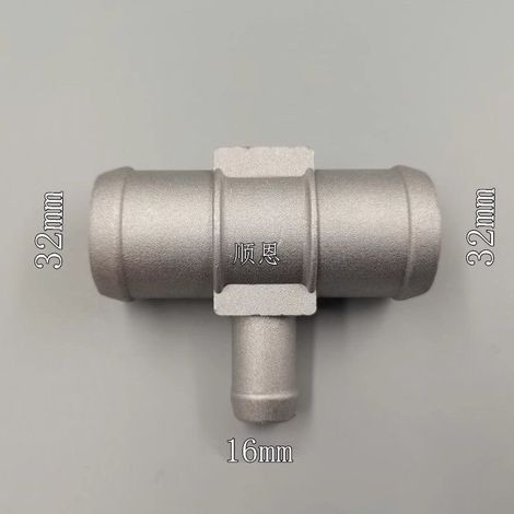 Raccord de durite de refroidissement en aluminium compatible avec VW - Réf. N90692901