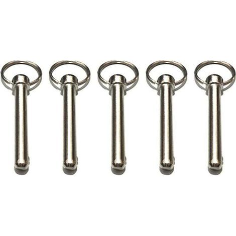 Schnellverschlussbolzen, 8-mm-Sicherungsbolzen mit Federkugel, Sicherungszubehör, Bootsbeschläge, Bimini-Top-Bolzen, 8 mm Durchmesser, 72 mm Gesamtlänge (1/4)