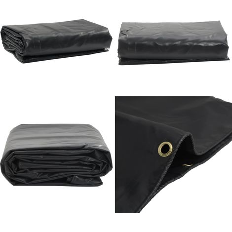 Abdeckplane Anthrazit 3x4 m 600 g/m² - Abdeckplane - Planen - Wasserdichte Plane - Wetterfeste Plane - Campingplane - Home & Living