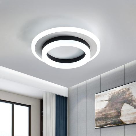 COMELY Modern Led Ceiling Light, 24W Ceiling Lamp, 1920 Lumen 6000K, Cool White Ceiling Light Fixture 20cm, For Bedroom, Living Room