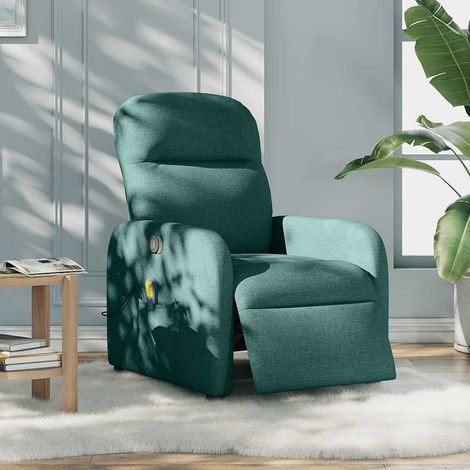 Maison Exclusive - Sillón reclinable de masaje eléctrico tela ver