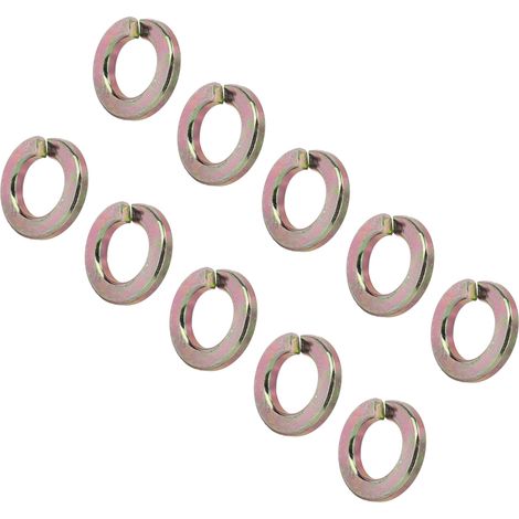 Assortiment de 70 rondelles frein fendues en acier inoxydable, accessoire universel pour voiture, 10 mm / 0,39 po (1/5)