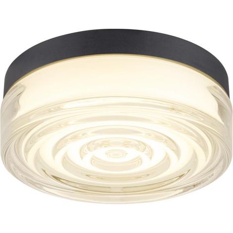 Plaf. et appl. CYFT WAVE XL 2700/3000/4000 K 15 W PHASE IP65 noir /transp. - SLV - 1010211