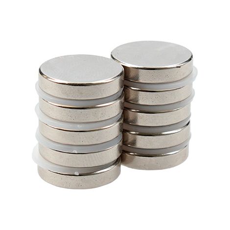 Imanes Ferrestock Neodimio 18 x 4 mm (10 Unidades)