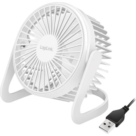 Ventilador usb 127 cm blanco