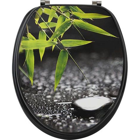 Wc-deckel mdf 18 zoll edelstahl-befestigungen - punta cana - Tendance