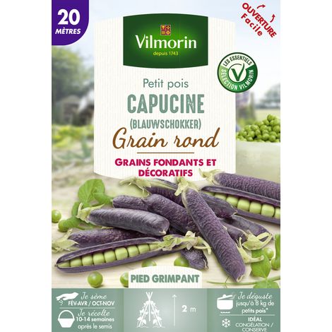 Vilmorin Pois Grimpant Capucine (Blauwshokker) - 20 m (1/3)