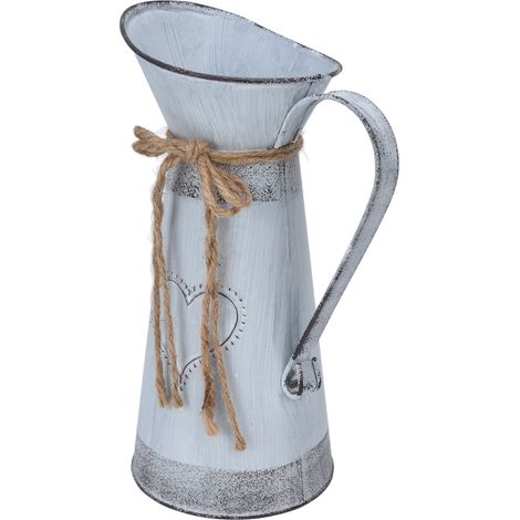 Rustikaler Mini-Metallkrug – Multifunktionale dekorative Blumenvase für Zuhause und Büro (1/5)