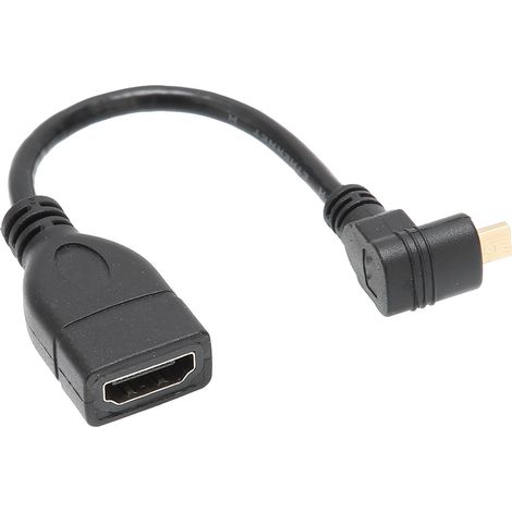 Câble HDMI à Mini HDMI Angle Droit pour PC et Vidéoprojecteur (1/5)