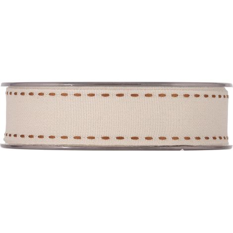 Piovaccari Nastro Carnabey 25 Mm 15 Mt Colore Cream