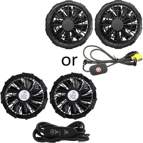 Vestes rafraîchissantes pour hommes avec ventilateur électrique USB 5V et câble USB (1/5)