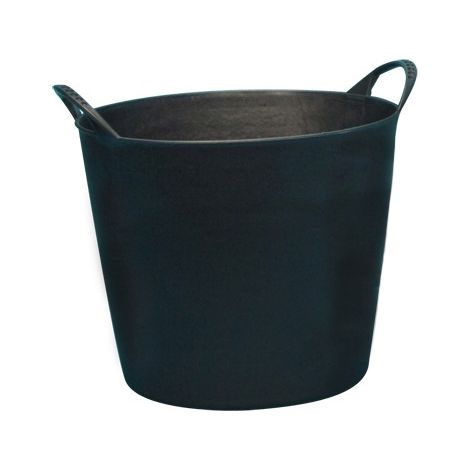 Cestino in plastica nero con due manici 26lt cap26 plasvidavi