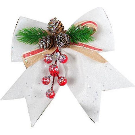 Nœuds Décoratifs De Noël Pour Couronne Guirlande Sapin De Noël bd (1/5)