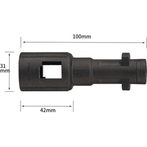 Baïonnette Raccord Convertisseur Adaptateur Pour Lavor À Karcher Série K Laveuse À Pression (1/4)
