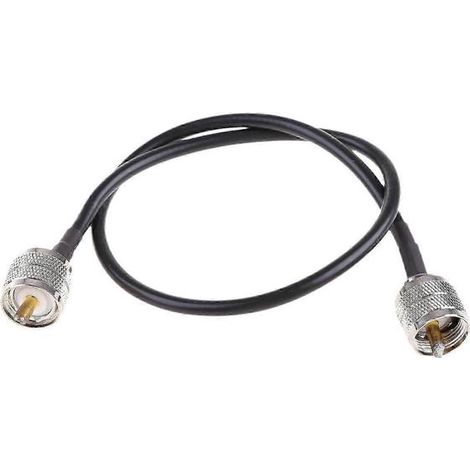Câble d'extension coaxial mâle-mâle PL259 (UHF), à faibles pertes (50 ohms), câble de raccordement (1/5)