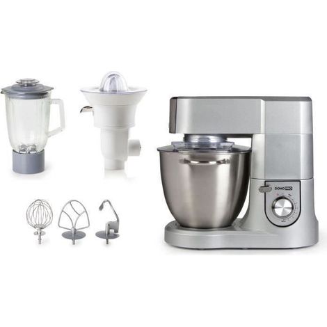 Domo DO9079KR Küchenmaschine 6,7L Grau Leistungsstark