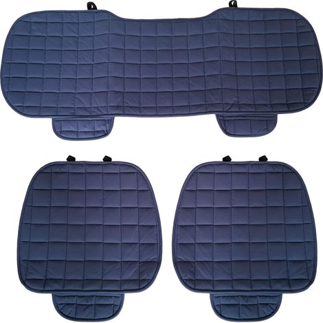 Lupex shop - Coprisedile universale per auto seduta 3 pezzi, 2 anteriori e 1 posteriore, Blu cod. LS022