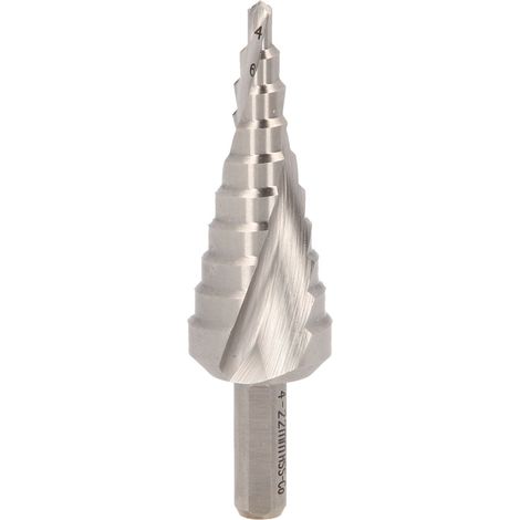KS Tools HSS Co 5 Stufenbohrer,Ø 4-22 mm, 10 Stufen (1/4)