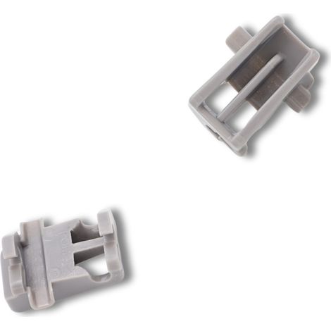 Ersatzteil – Lager Clips Befestigung Geschirrkorb – Original für Geschirrspüler BOSCH, NEFF, GAGGENAU, SIEMENS – 611474, 006114744 (1/2)