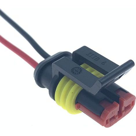 Wasserdichter 2-poliger Stecker 282104-1/DJ7021-1.5-11-21 für Kfz-Anwendungen, HID-Stecker (1/4)