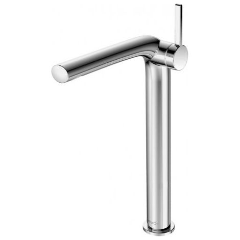 Mitigeur lavabo EDITION 400 290 sans garniture de vidage, chrome noir poli KEUCO