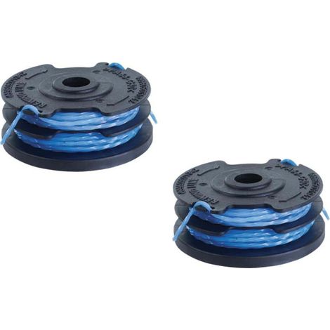RYOBI Lot de 2 bobines double fil torsadé 1,5mm pour coupe-bordures - RAC110