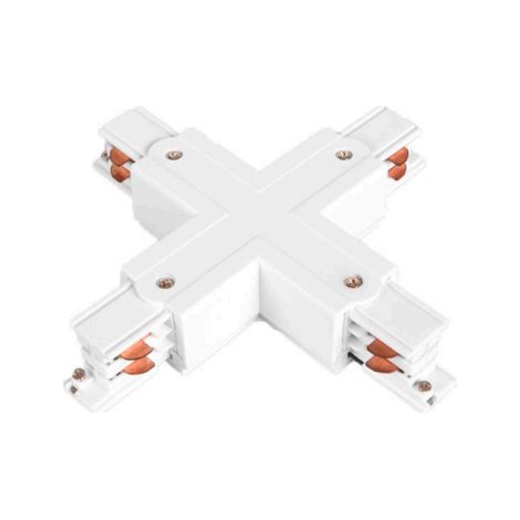 Conector Cruz Carril 4 Vías Trifásico