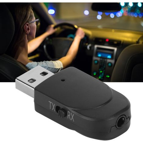 Émetteur-récepteur audio Bluetooth 2 en 1, adaptateur sans fil stéréo USB pour voiture, TV et ordinateur (1/5)