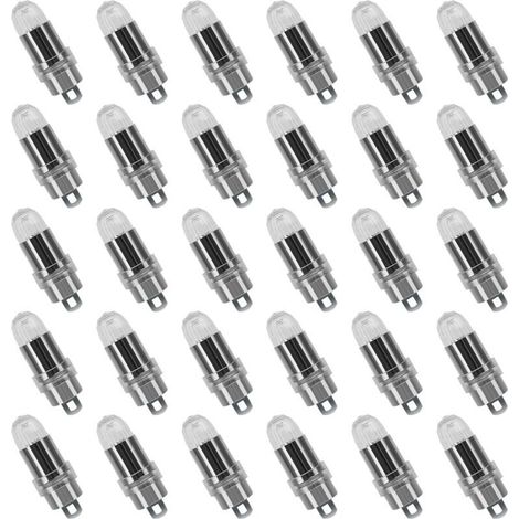 30PCS LED Ballons Lampes Lumineuses Blanc Chaud pour Lanterne Papier Décoration Mariage, Fête [Classe énergétique A+] (1/4)