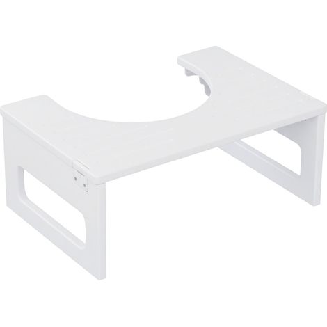 Klappbarer Toilettenhocker aus Bambus - rutschfest, kompaktes Design