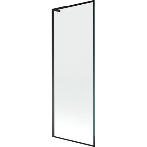 Mexen Next L pannello per vasca da bagno ad anta singola 70 x 150 cm, cornice nera, nero - 895-070-000-03-70-70 (1/5)