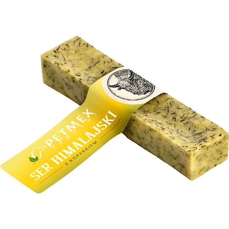 Petmex Queso del Himalaya con Eneldo, tamaño M, masticable natural para perros (1/2)