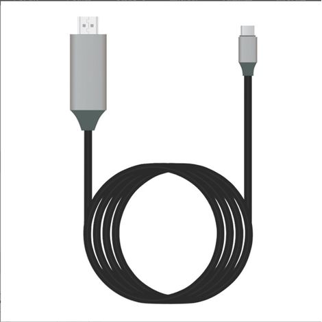 Adaptateur Type-C Vers HDMI - Câble USB 3.1 pour Écran Externe Android - Résolution 4K - Pour Smartphone S8 S9 - 1 Pièce (1/5)