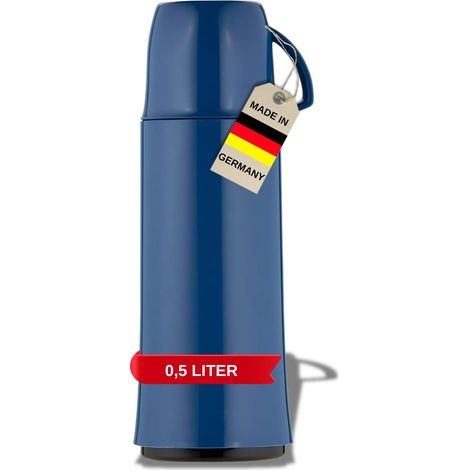 Helios Elegance - Bottiglia isolante, 0,5 l, colore: Blu (1/4)