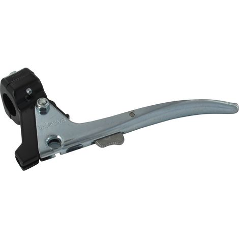 Manette d'embrayage métallique 22 mm – Adaptable pour guidon – Finition noire métallisée – Conçue pour usage professionnel