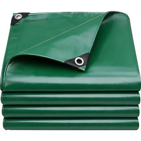 Bâche Multi-Usage 200 x 300 cm Imperméable et Résistante, Résistance Anti-UV, Haute Performance, Indéchirable, Portable Bâche de Protection Hivernale pour Meubles, Jardin, Vert (1/5)