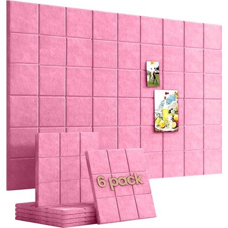 Tablero de fieltro，6 piezas，3030 cm，Adhesivos de fieltro para pared，Adhesivos fotográficos para pared，Adhesivos de fondo para pared (1/5)