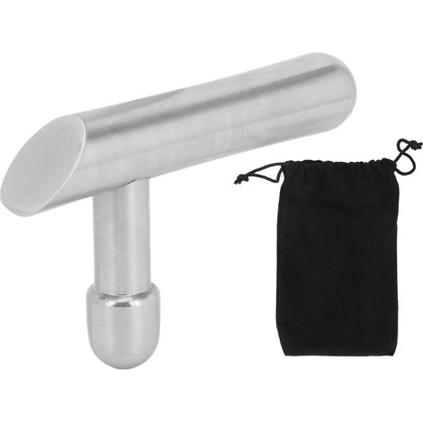 Lot T bar massage en acier inoxydable pour points gâchette, relâchement myofascial et massage profond des tissus