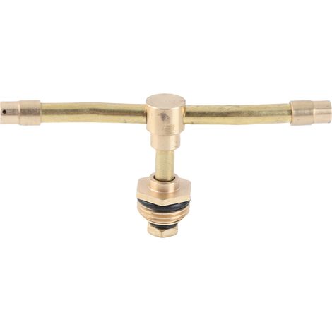 Buse de refroidissement d'arrosage rotative à 360 degrés, pour pelouse et jardin, Micro atomisation par pulvérisation en cuivre (1/5)